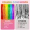 4 Pack Rainbow Foil Fringe Backdrop Curtains, Tinsel Streamers Birthday Party Decorations, Fringe Backdrop for Graduation, Baby Shower, Gender Reveal